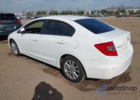 2012 Honda Civic Ex-L из США, поврежденный, VIN 19XFB2F91CE300146